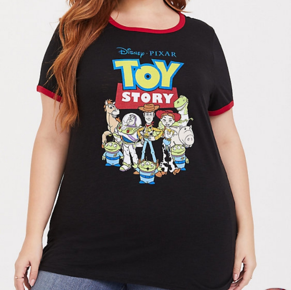 Torrid- Toy Story ringer t-shirt